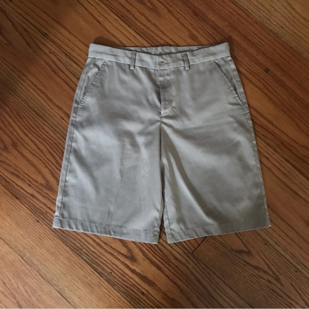 Slazenger Boys XL Golf Shorts Khaki color Dri Fit material Hybrid shorts